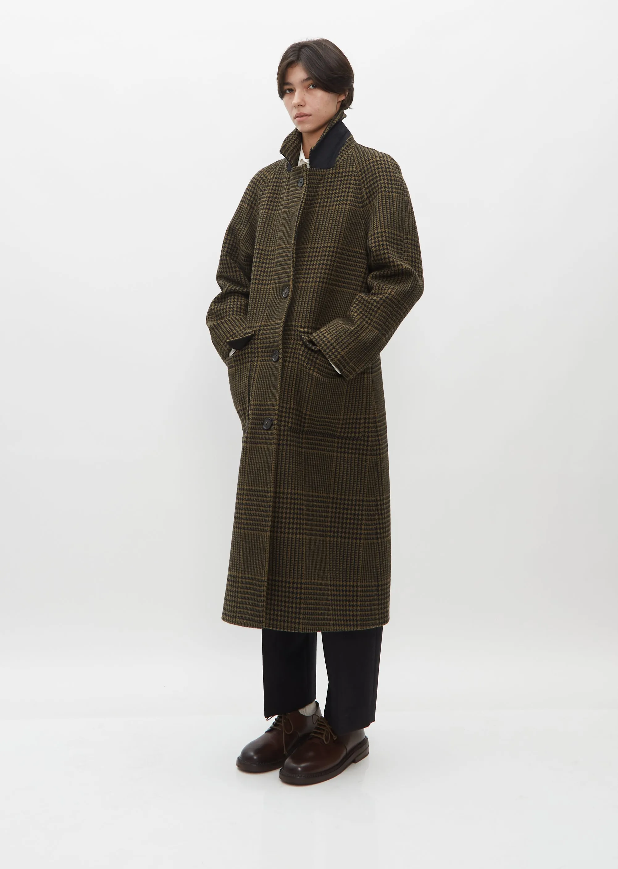 Raglan Wool Overcoat