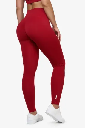 Red Scrunch Leggings