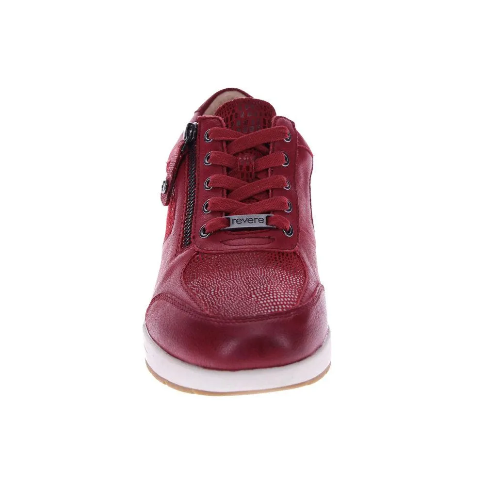 Revere Boston Cherry Lizard Sneaker (Women's)