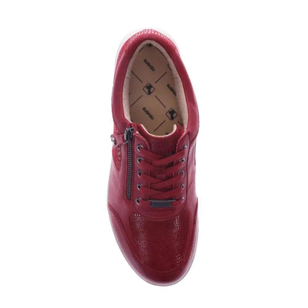 Revere Boston Cherry Lizard Sneaker (Women's)