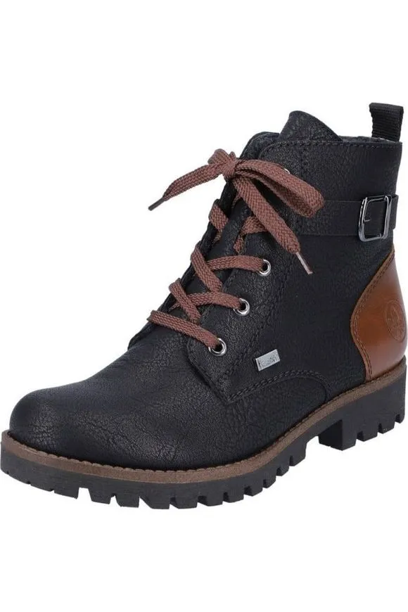 Rieker 78502-00 Black Water Resistant boot