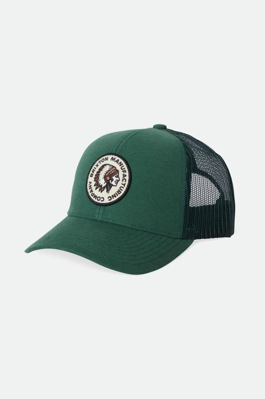 Rival Stamp Netplus MP Trucker Hat - Pine Needle/Pine Needle