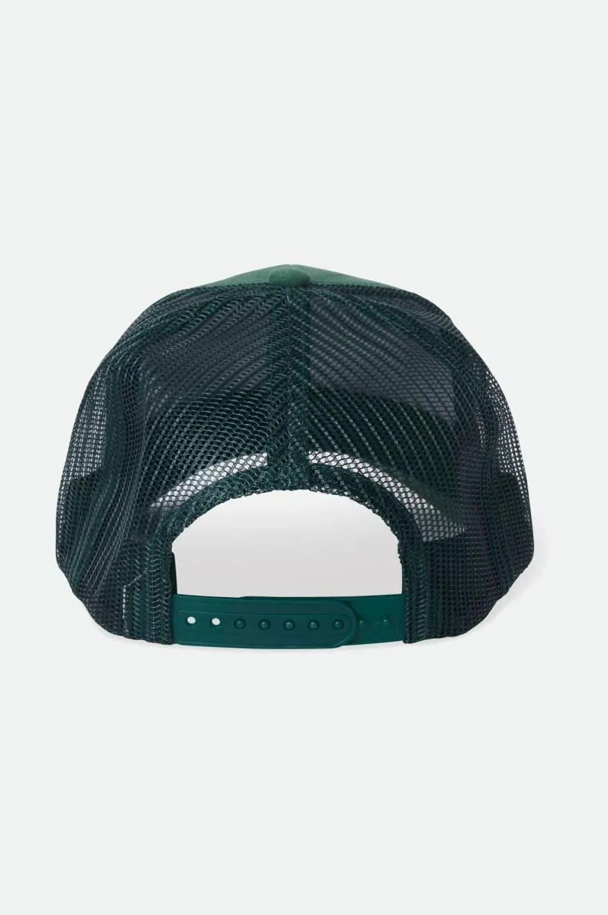 Rival Stamp Netplus MP Trucker Hat - Pine Needle/Pine Needle