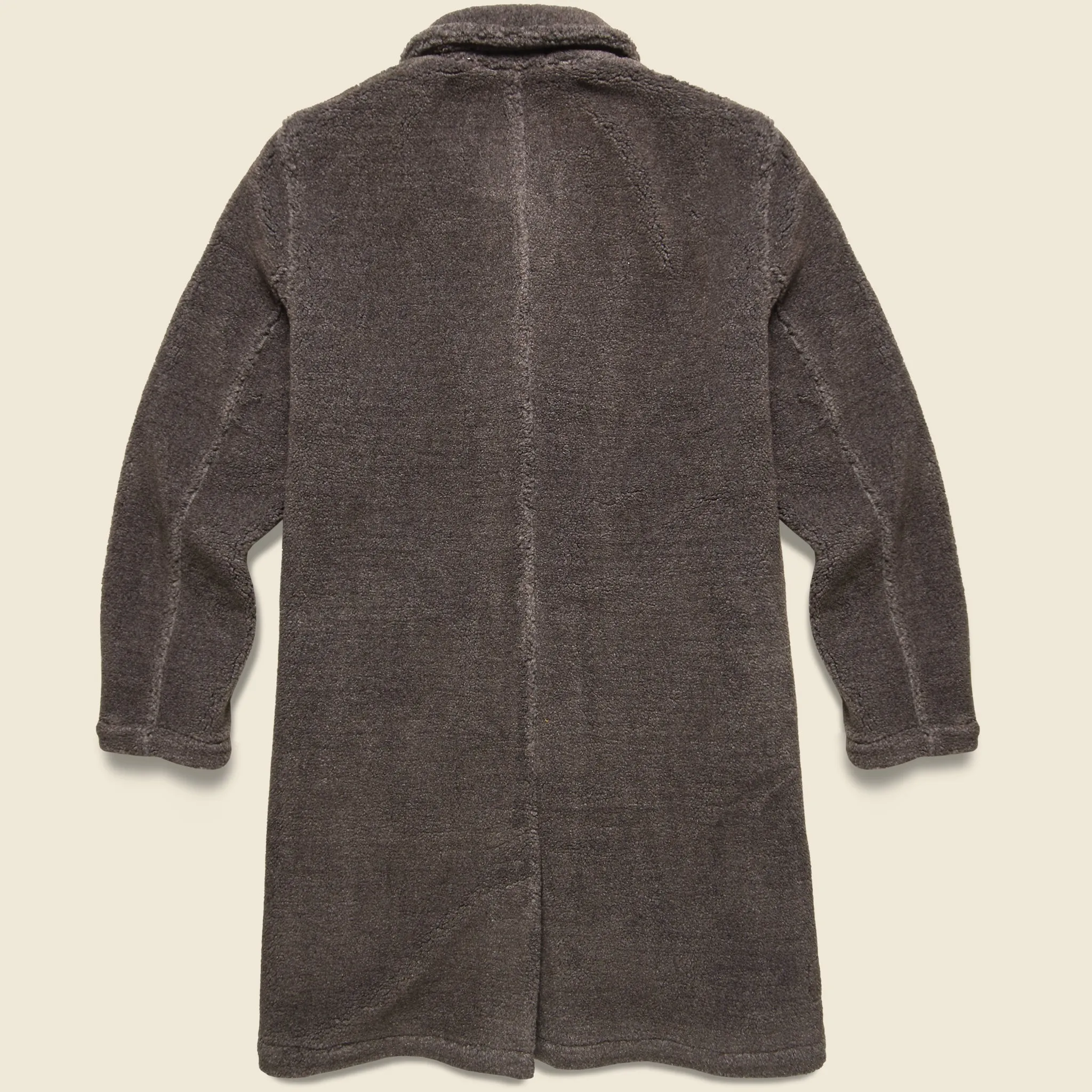 Rocket Fleece Short Overcoat - Brown