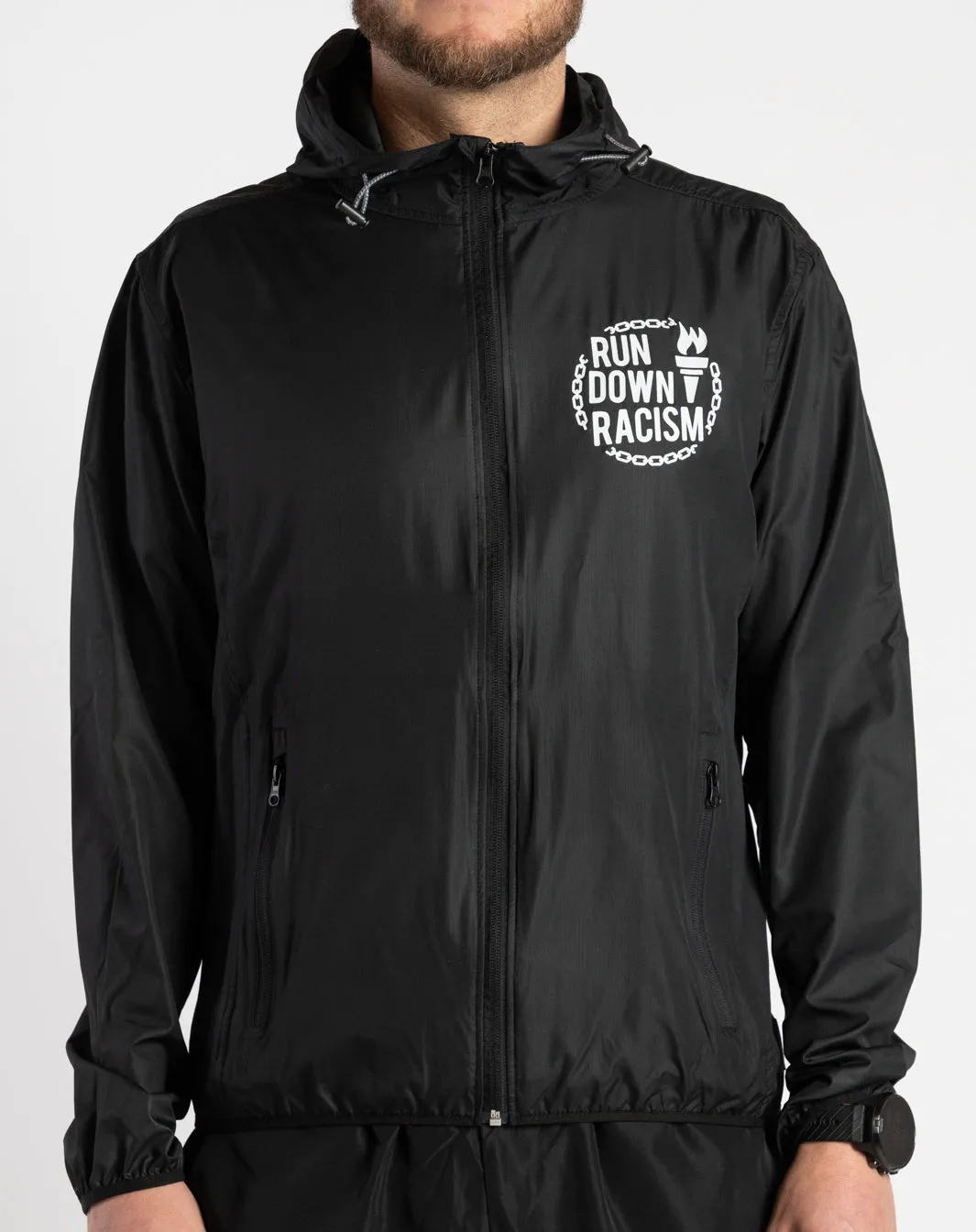 Run Down Racism Running Windbreaker