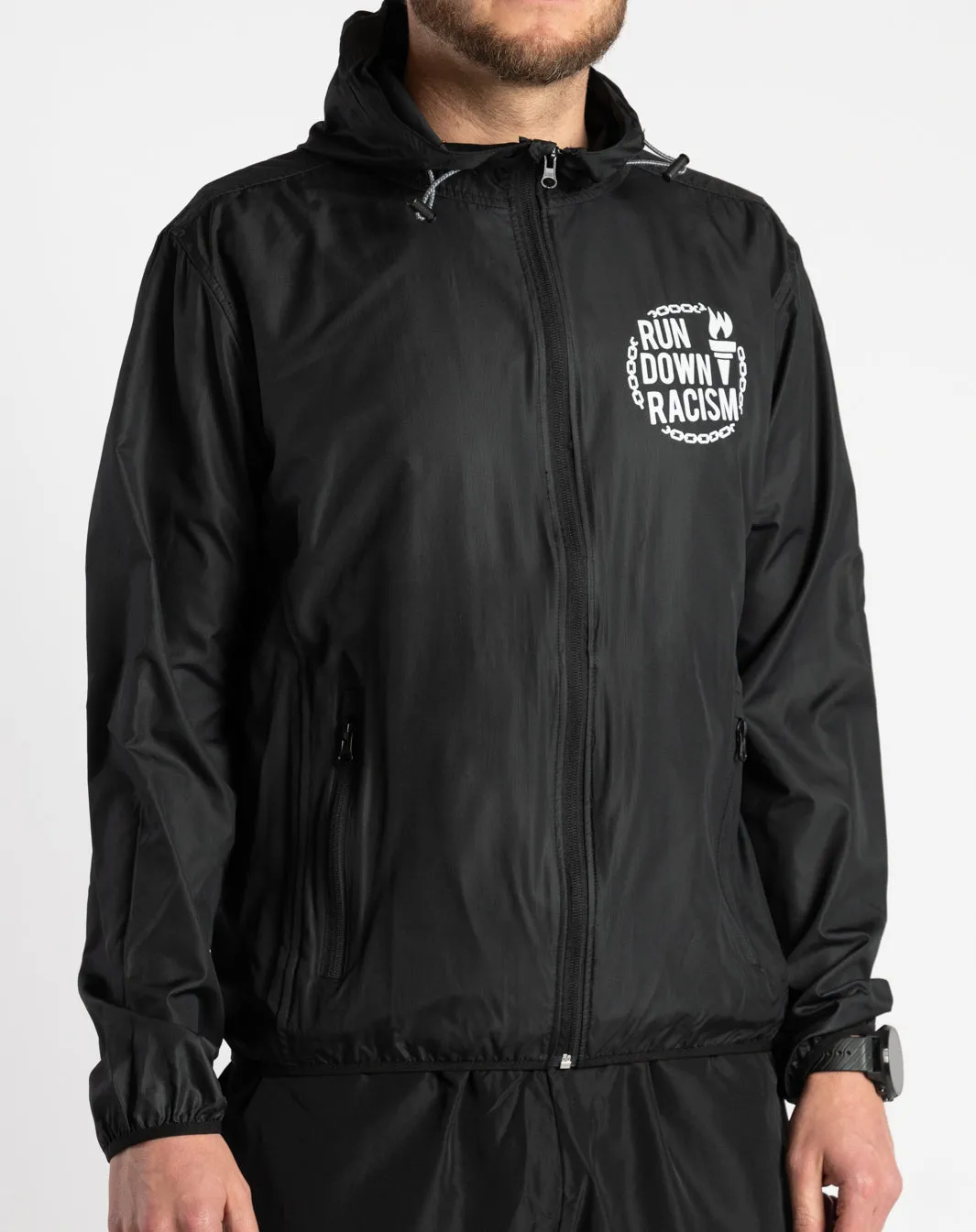 Run Down Racism Running Windbreaker