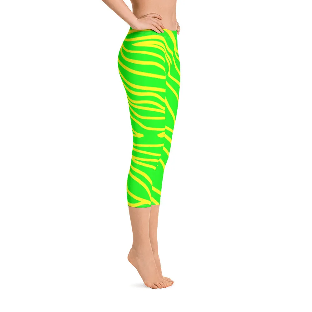 Savannahwood Lemon/Lime Capri Leggings