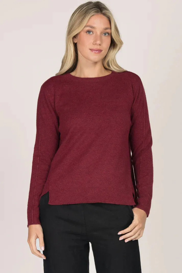 Sleek Seam Sweater