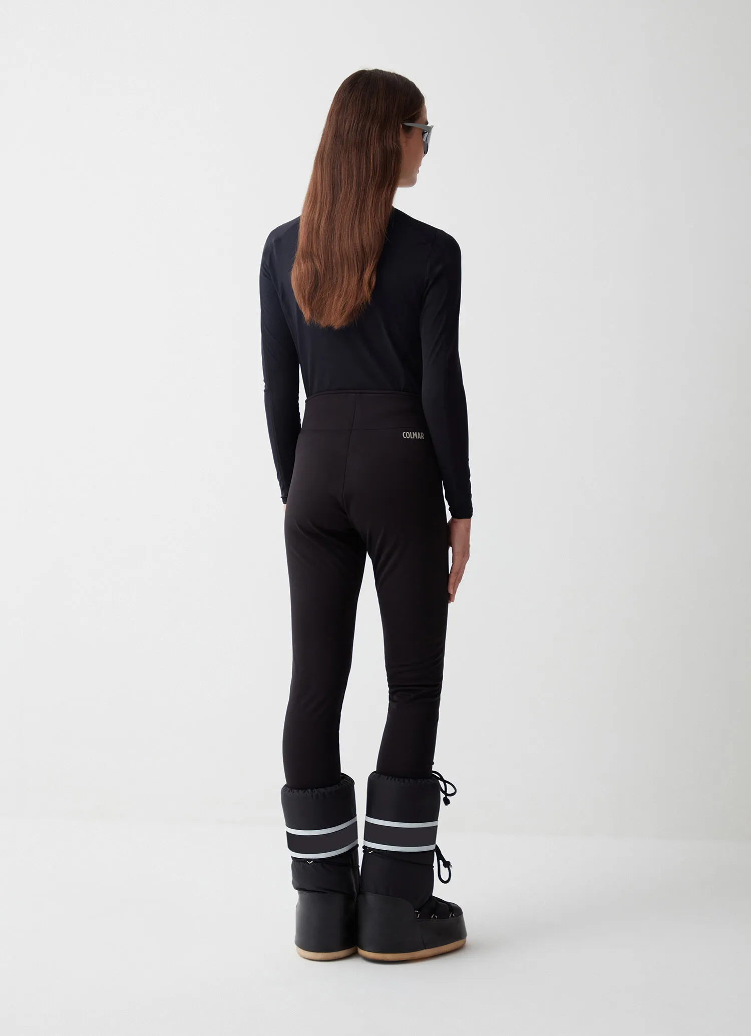 Slim-fit softshell ski leggings-