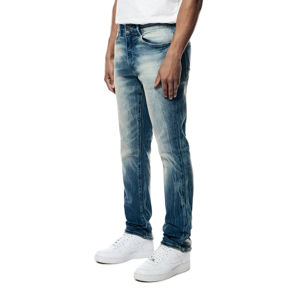 Slim Tapered Essential Premium Washed Jeans - Marion Blue