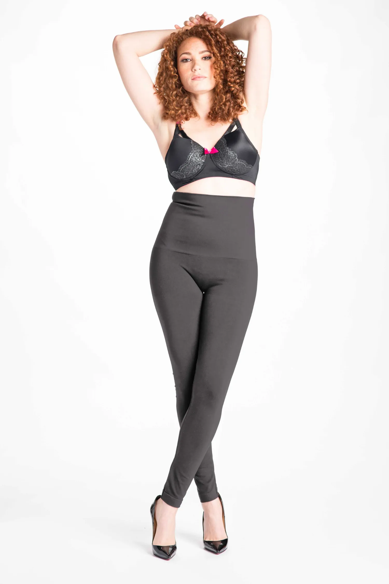 Snapback Postpartum Leggings - Charcoal Gray