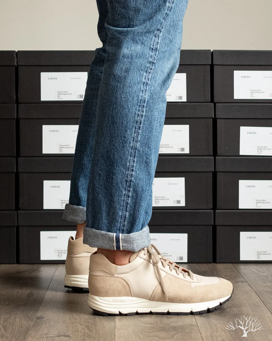 Sneaker - Parchment Janus Calf Suede