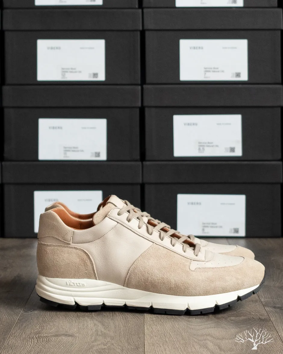 Sneaker - Parchment Janus Calf Suede