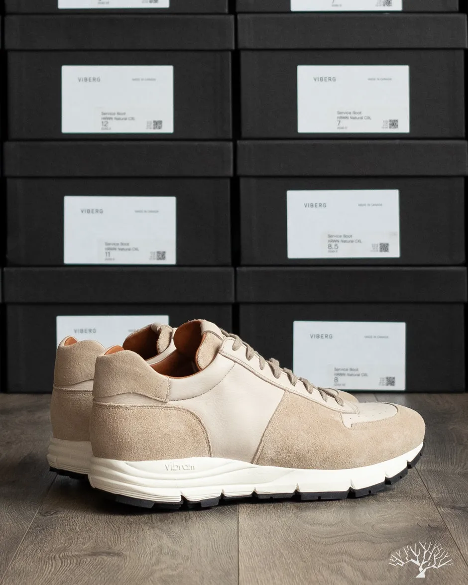 Sneaker - Parchment Janus Calf Suede