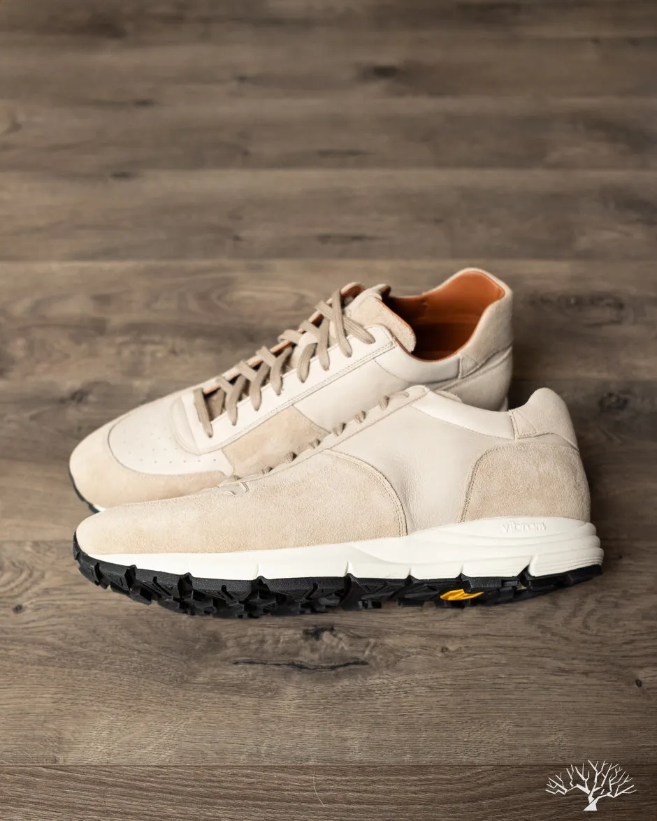 Sneaker - Parchment Janus Calf Suede