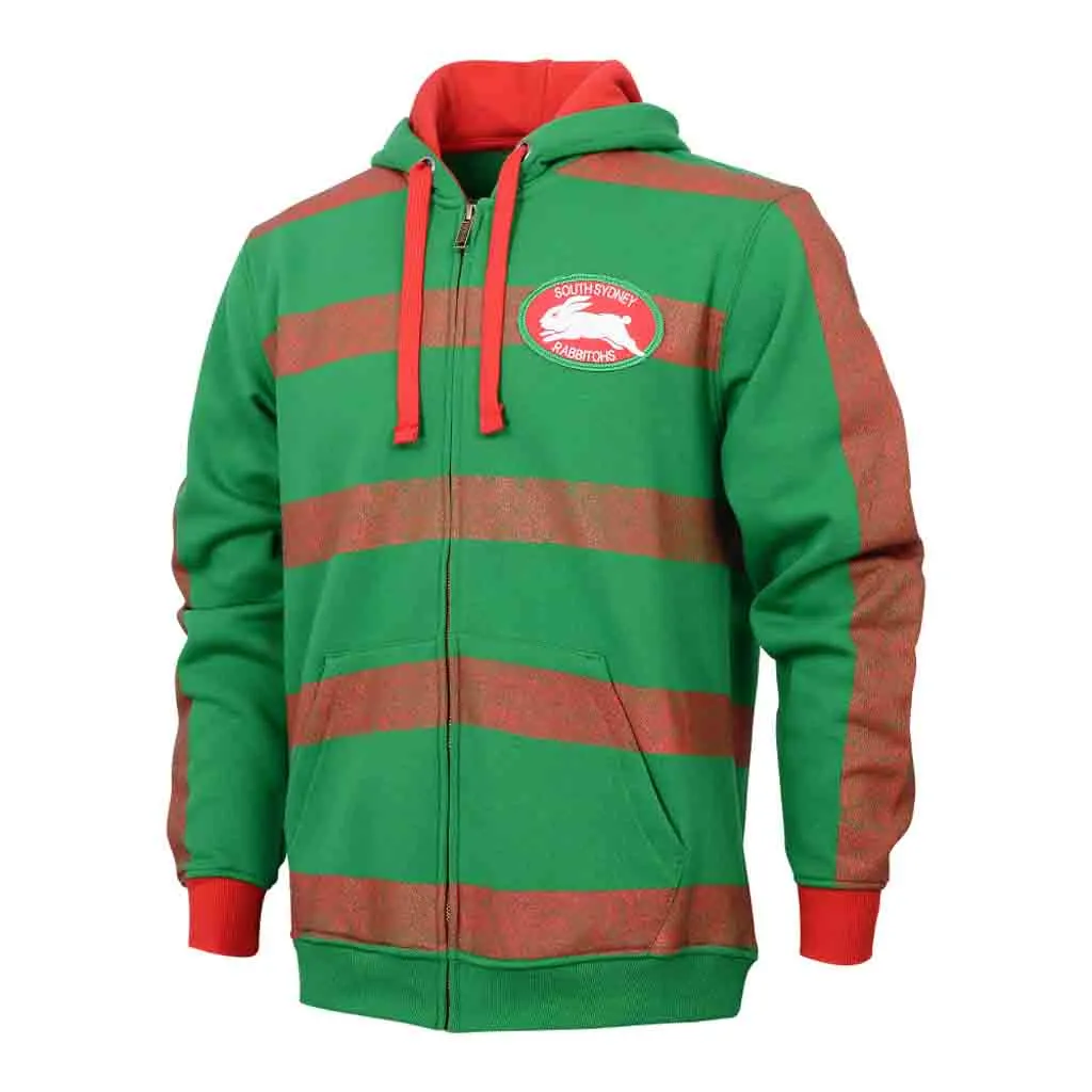 South Sydney Rabbitohs Retro Zip Hoodie Adult