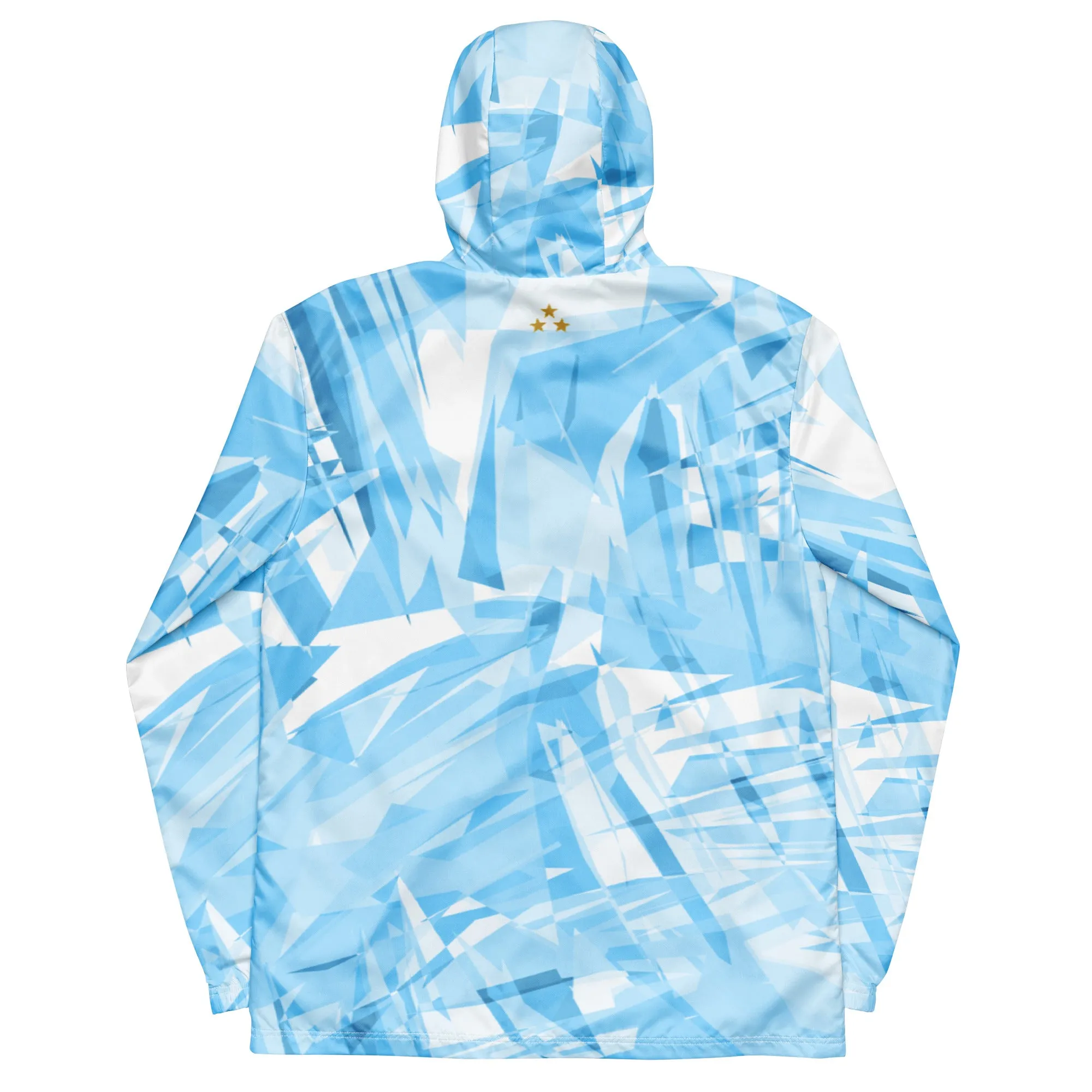 Sqdltd Argentina Tres Estrellas AOP Men’s windbreaker