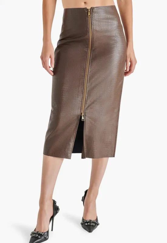 Steve Madden - Hayes Midi Skirt Dark Espresso