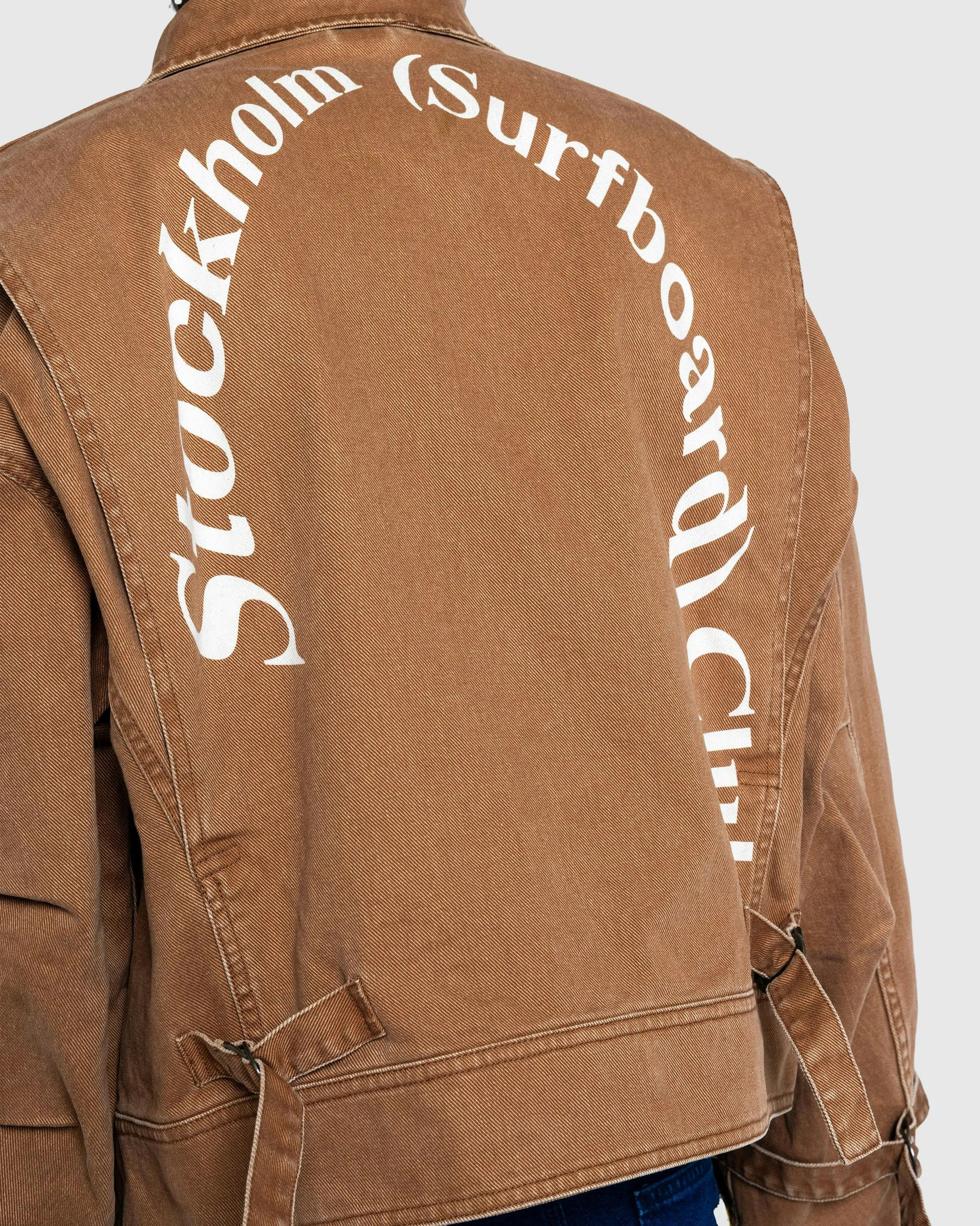 Stockholm Surfboard Club – Logo Work Jacket Brown | Highsnobiety Shop