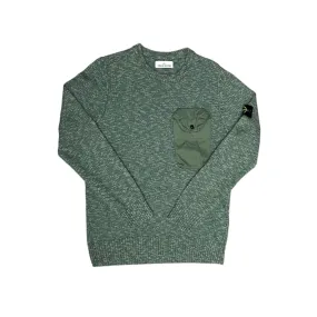 Stone Island Knitted Green Sweater