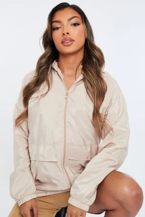 Stone Shell Zip Up Windbreaker - Ginnie