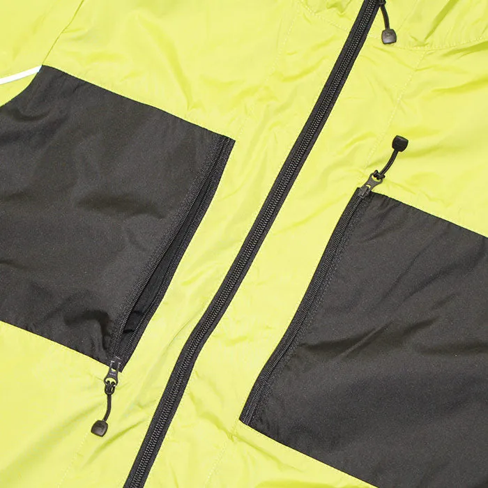 STSSY 3M NYLON PANELED JACKET // LIME