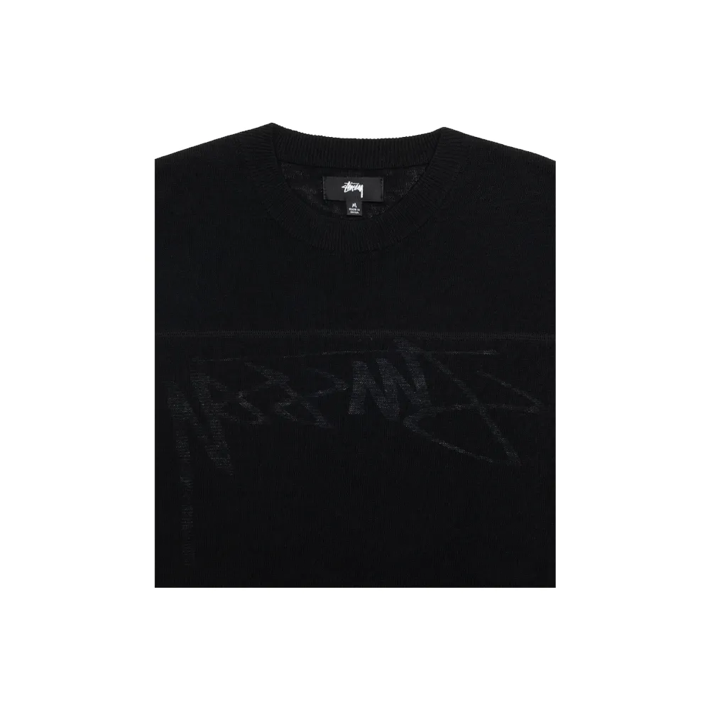 Stussy Football Sweater Black 117181