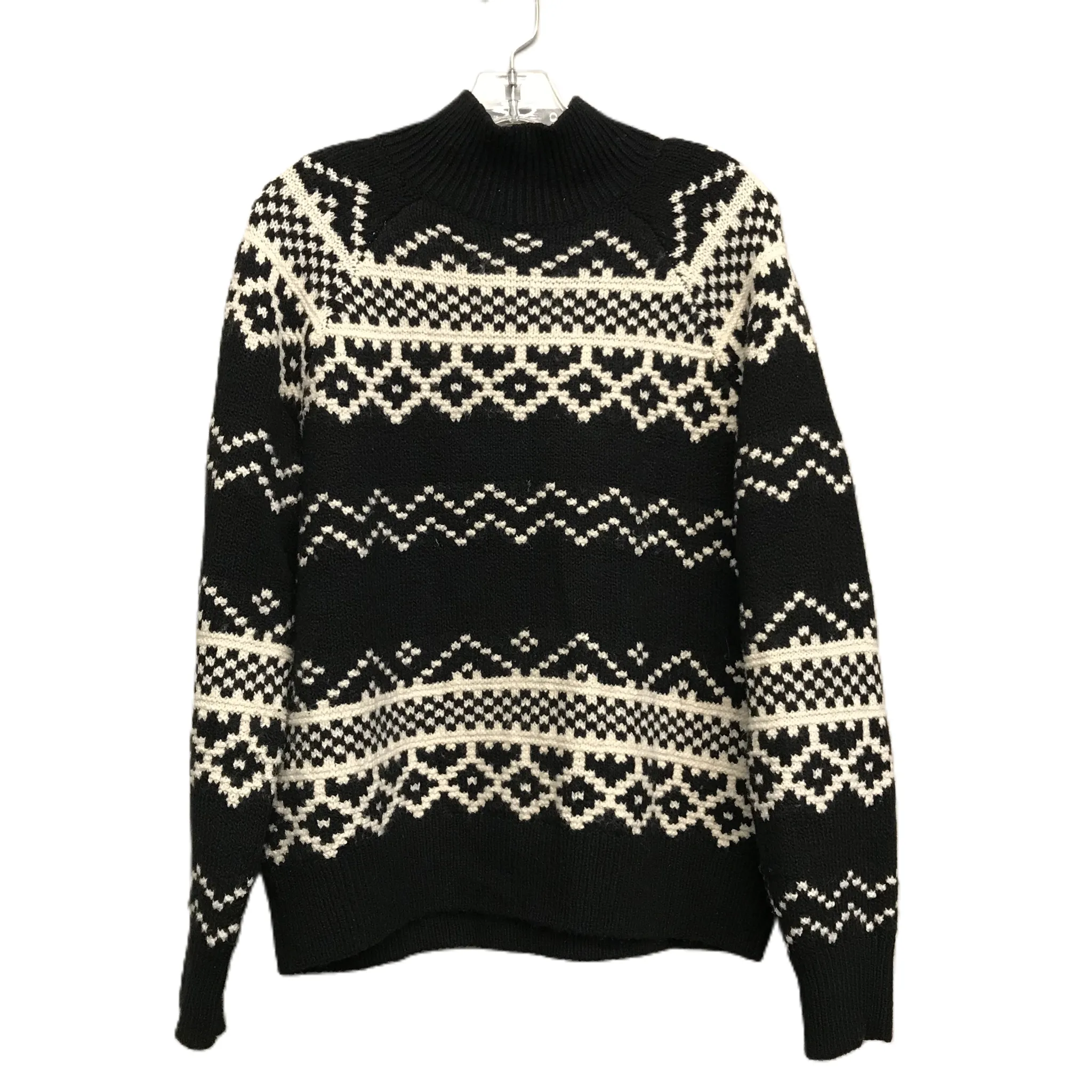 Sweater By Old Navy In Black & White, Size: M