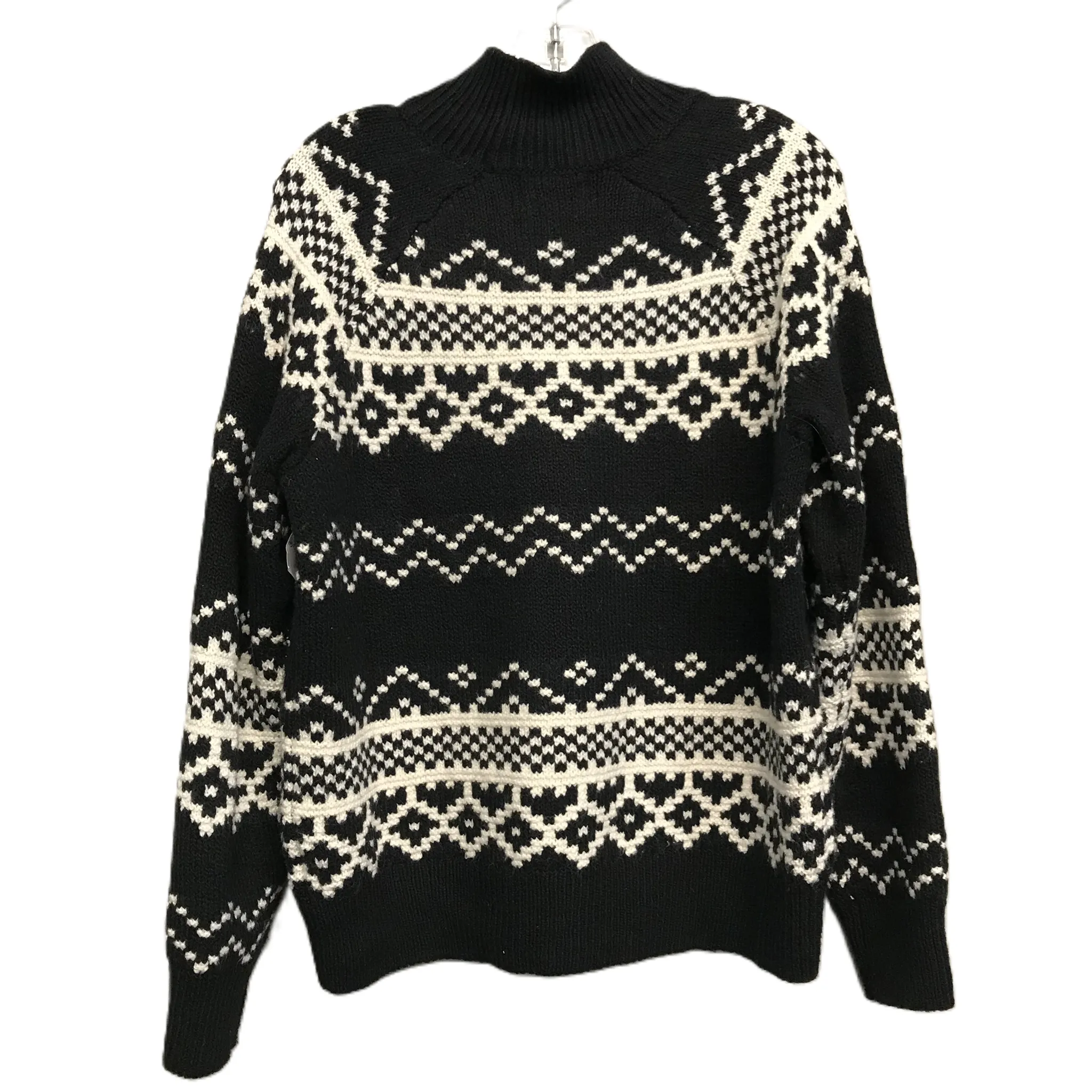 Sweater By Old Navy In Black & White, Size: M