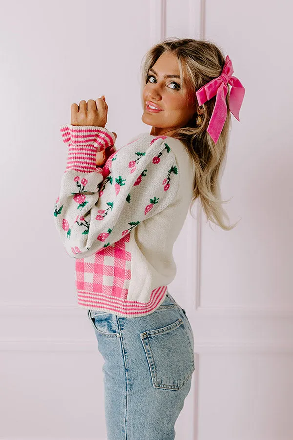 Sweetie Pie Knit Sweater Top