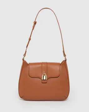 Tan Sabrina Shoulder Bag