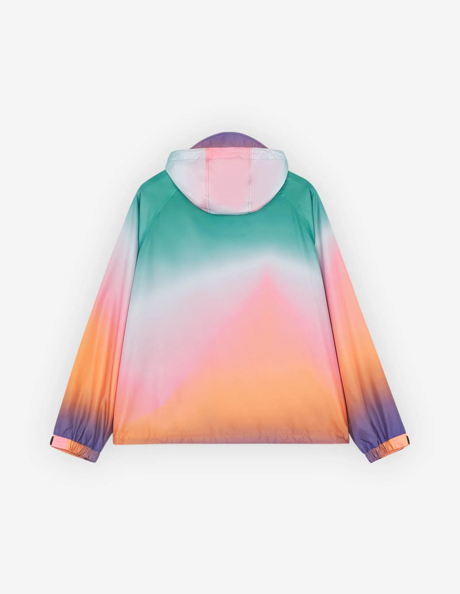 Technical Windbreaker Gradient Print