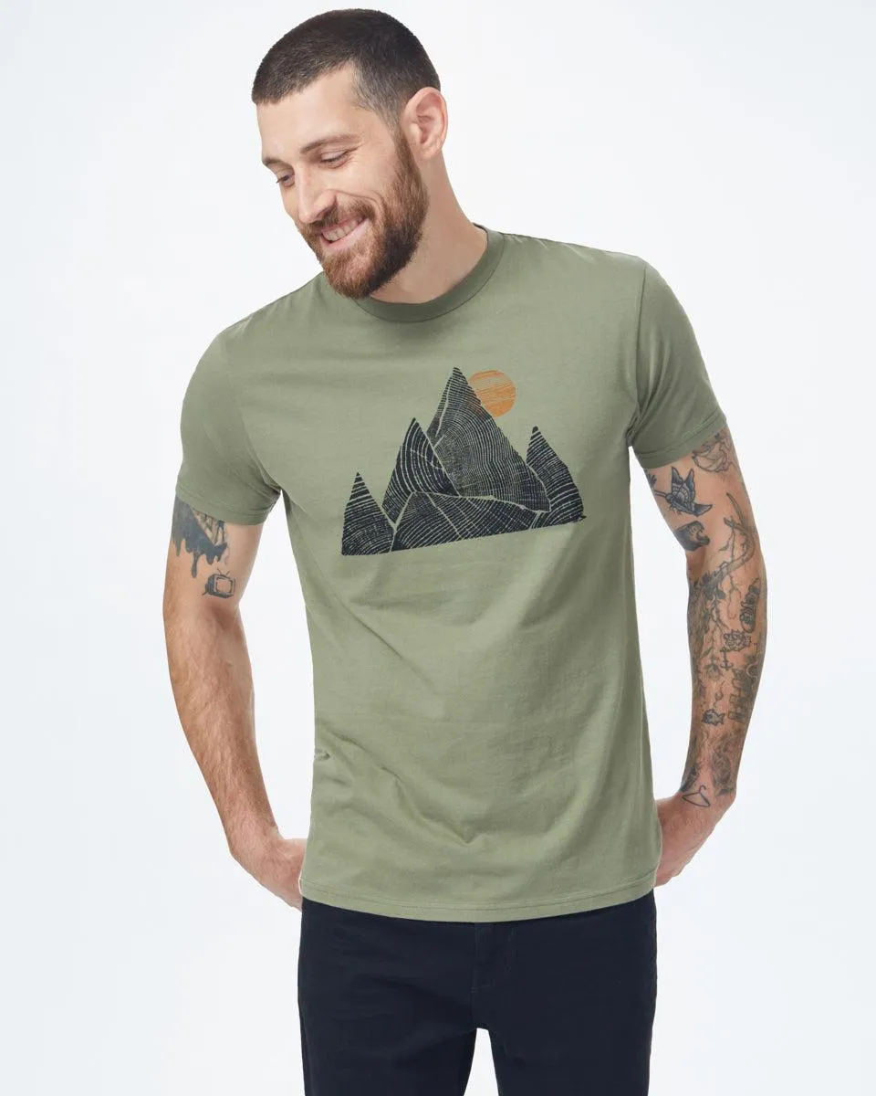 Tentree Peak T-Shirt in Lichen Green