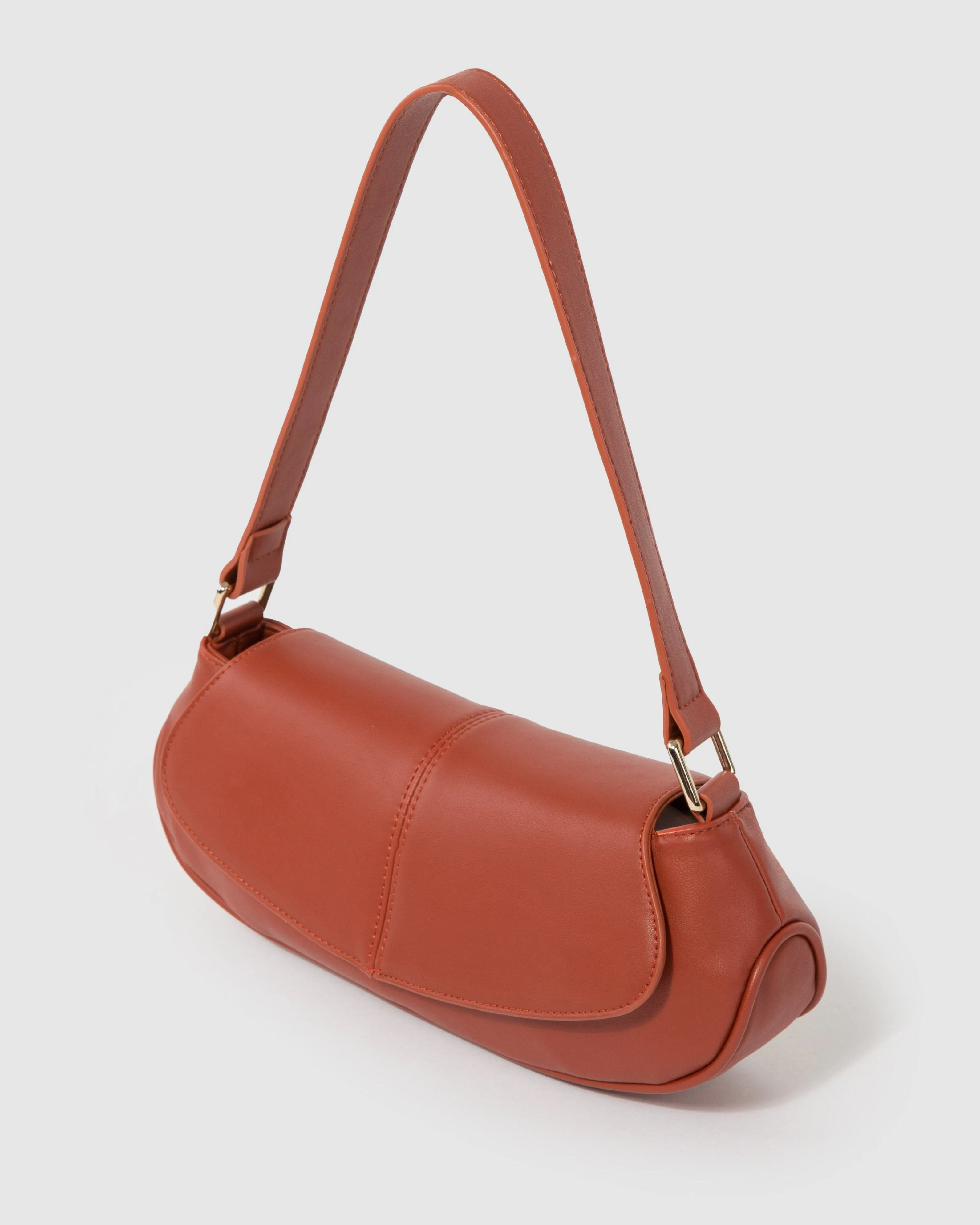 Terracotta Suki Baguette Bag