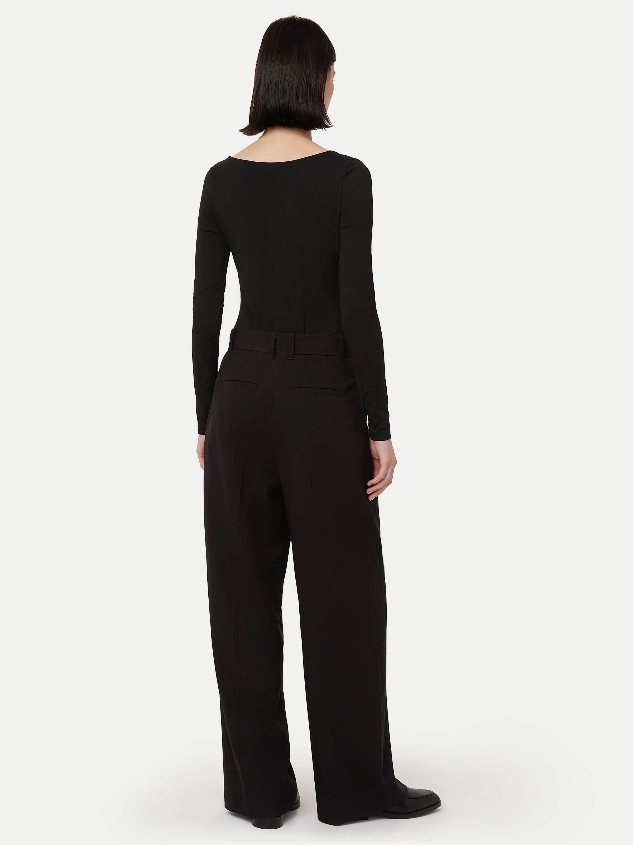 The Emma Wide Pant in Black