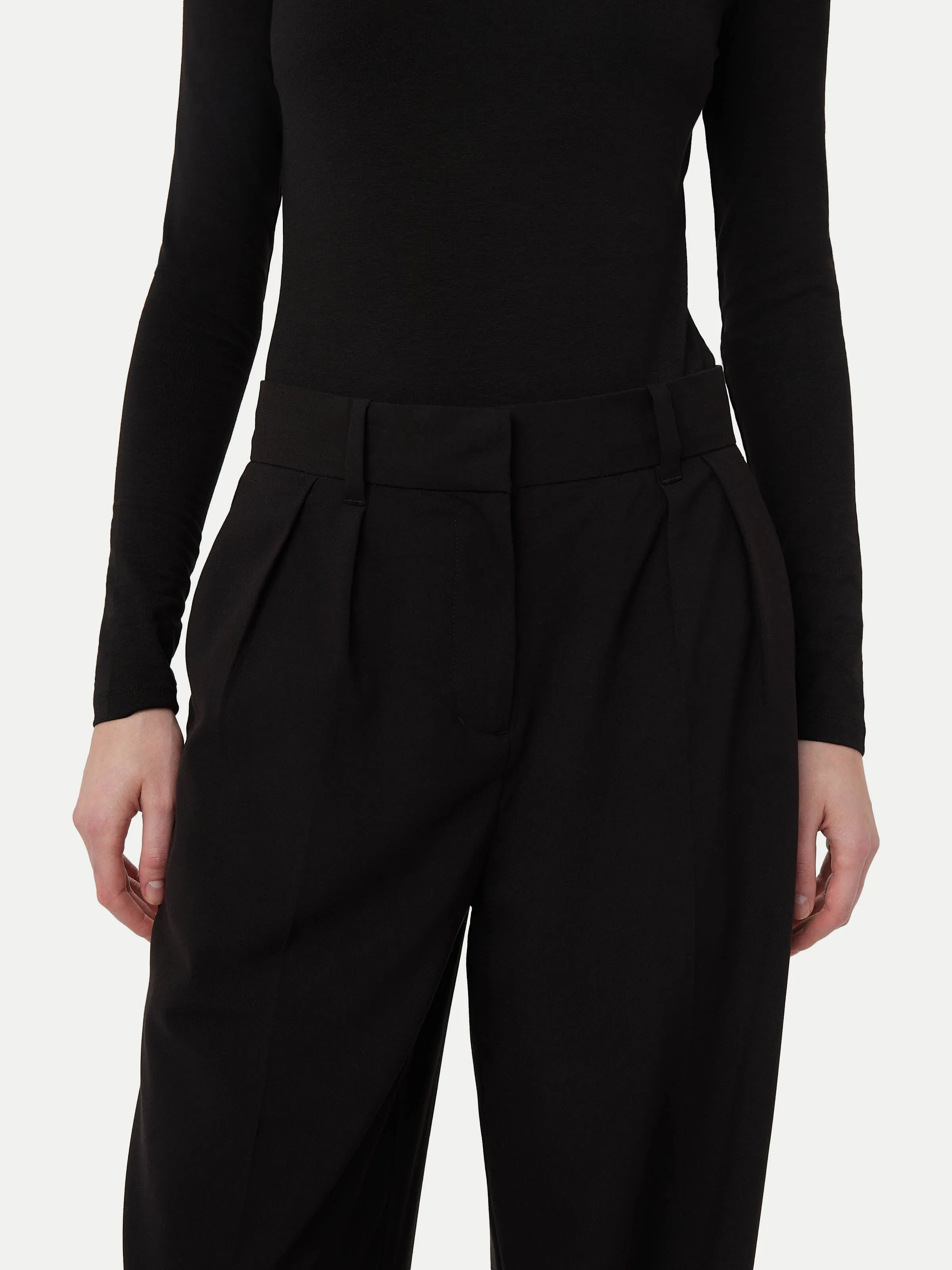 The Emma Wide Pant in Black