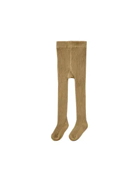 The Rib Knit Tights - Goldenrod - BABY