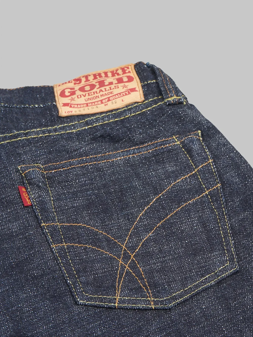 The Strike Gold 7104 Ultra Slubby Straight Tapered Jeans