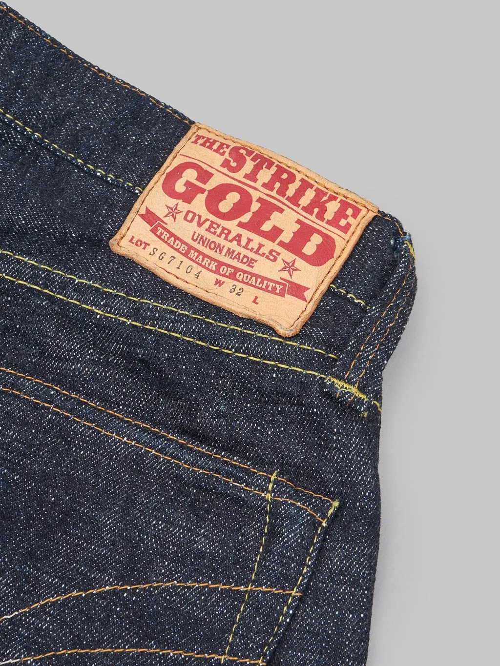 The Strike Gold 7104 Ultra Slubby Straight Tapered Jeans