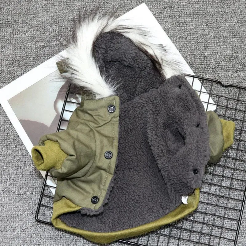 Thick Winter Coat Jacket For Small to Medium Dogs