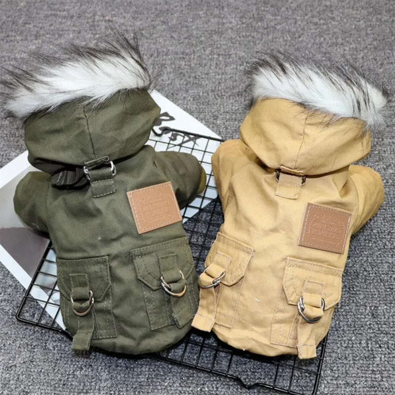 Thick Winter Coat Jacket For Small to Medium Dogs