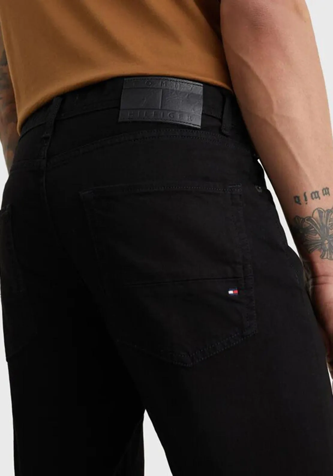 Tommy Hilfiger Denton Straight Fit Jeans, Black