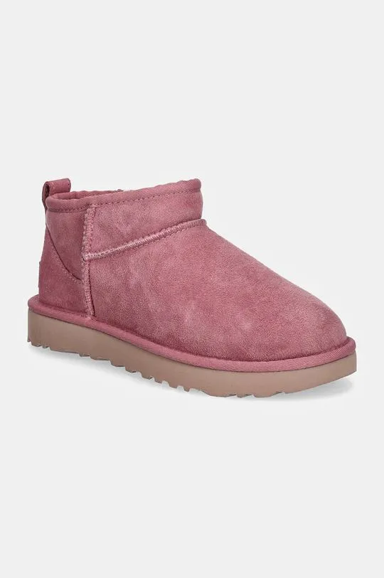 UGG snow boots Classic Ultra Mini pink color 1116109-DYR