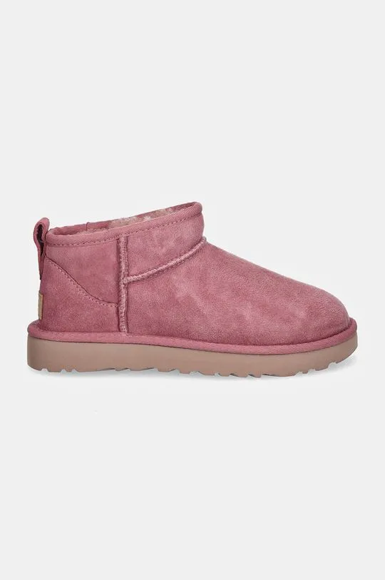 UGG snow boots Classic Ultra Mini pink color 1116109-DYR