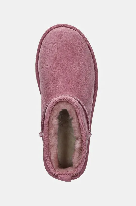 UGG snow boots Classic Ultra Mini pink color 1116109-DYR