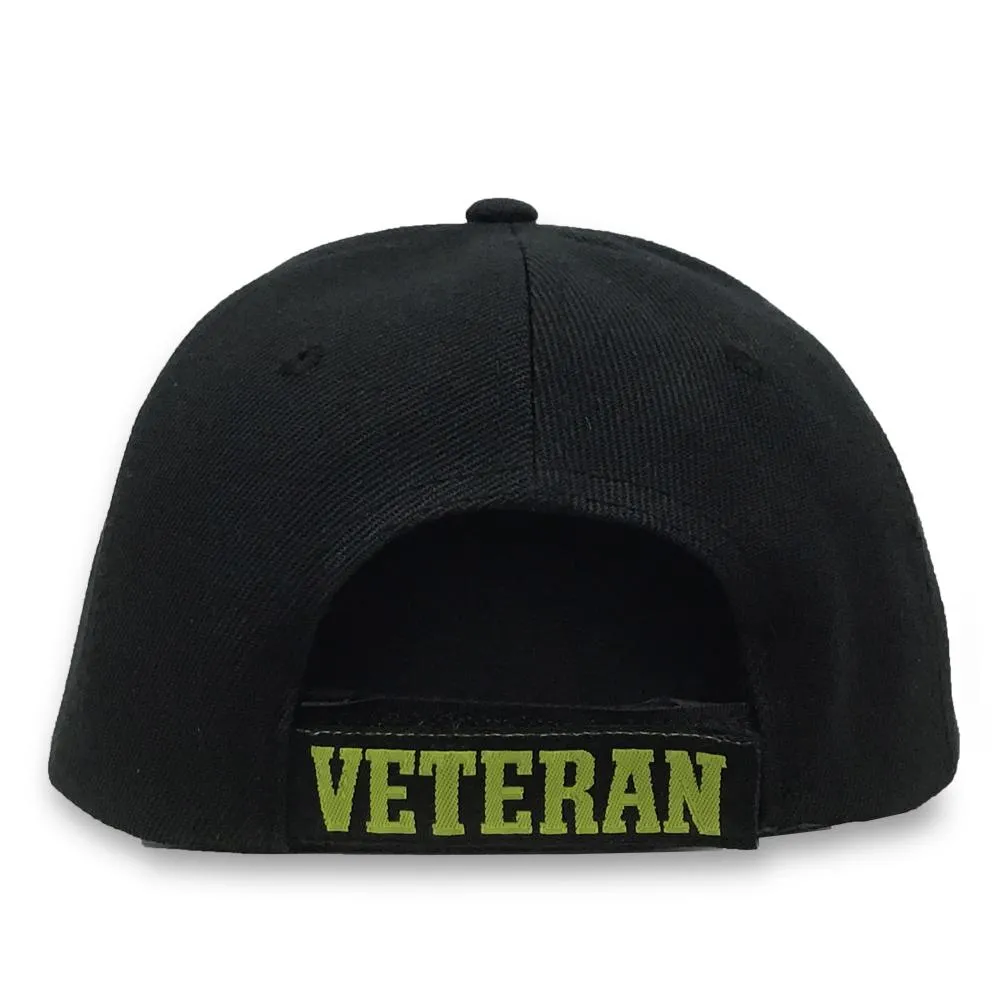 U.S. Veteran Served Proudly Hat (Black)