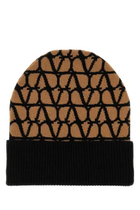 Valentino Garavani Printed Cashmere Beanie Hat