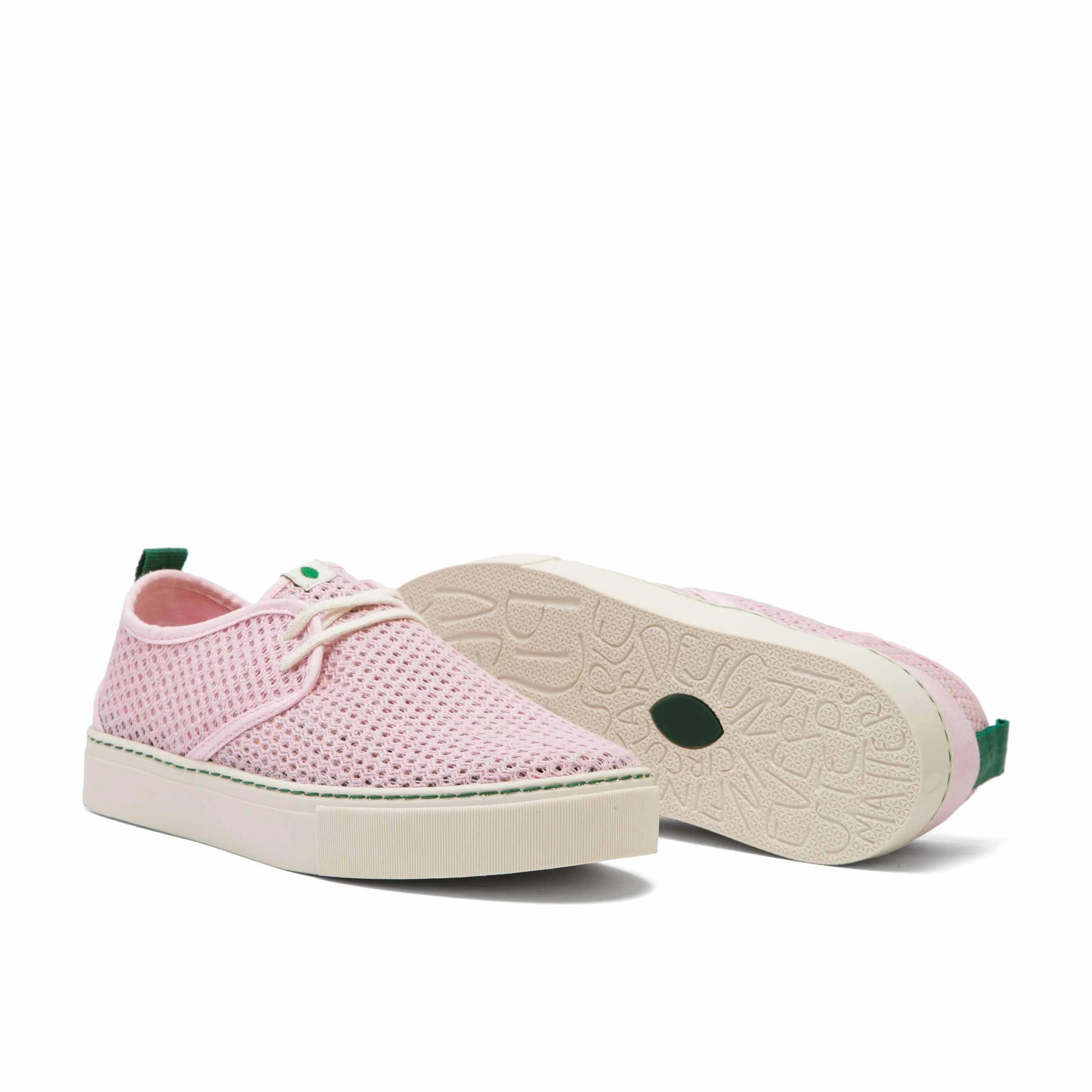 Vegan sneaker pink mesh SID027