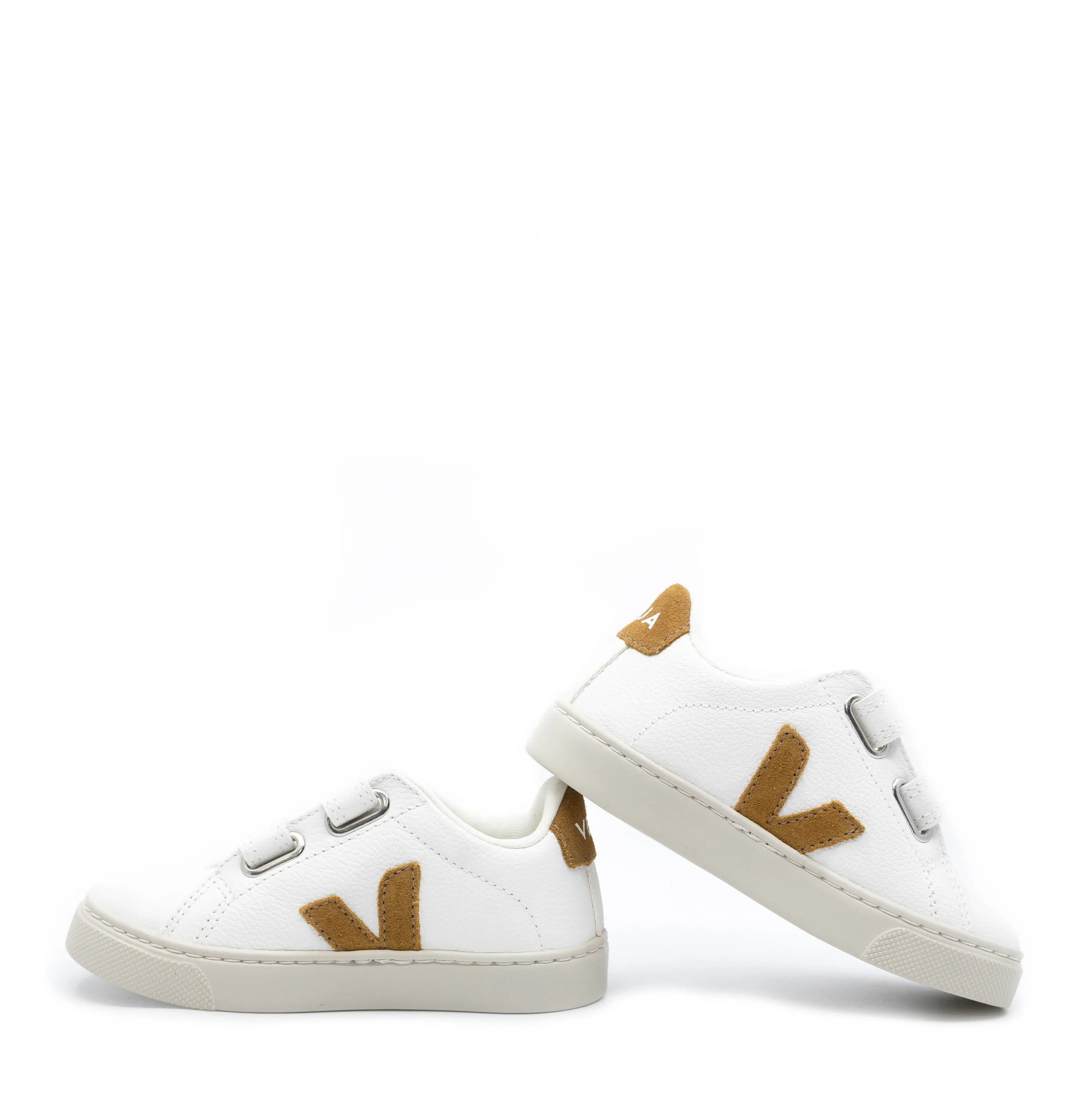 Veja White Camel Velcro Sneaker