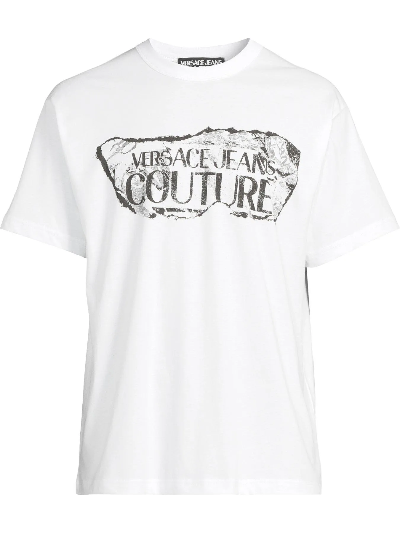 Versace Jeans Couture Magazine LogoRegular Fit T-shirt - White